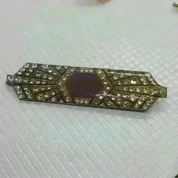 Vintage Gold-toned brooches pins bundle of 6 - Picture 6 of 12